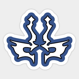 Legacy Raziel Logo White Sticker